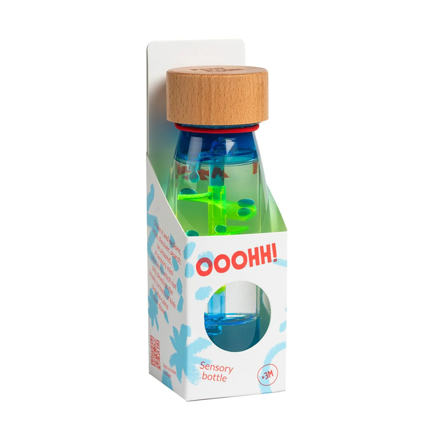 Bouteille sensorielle | Spirale Bleue – Image 2