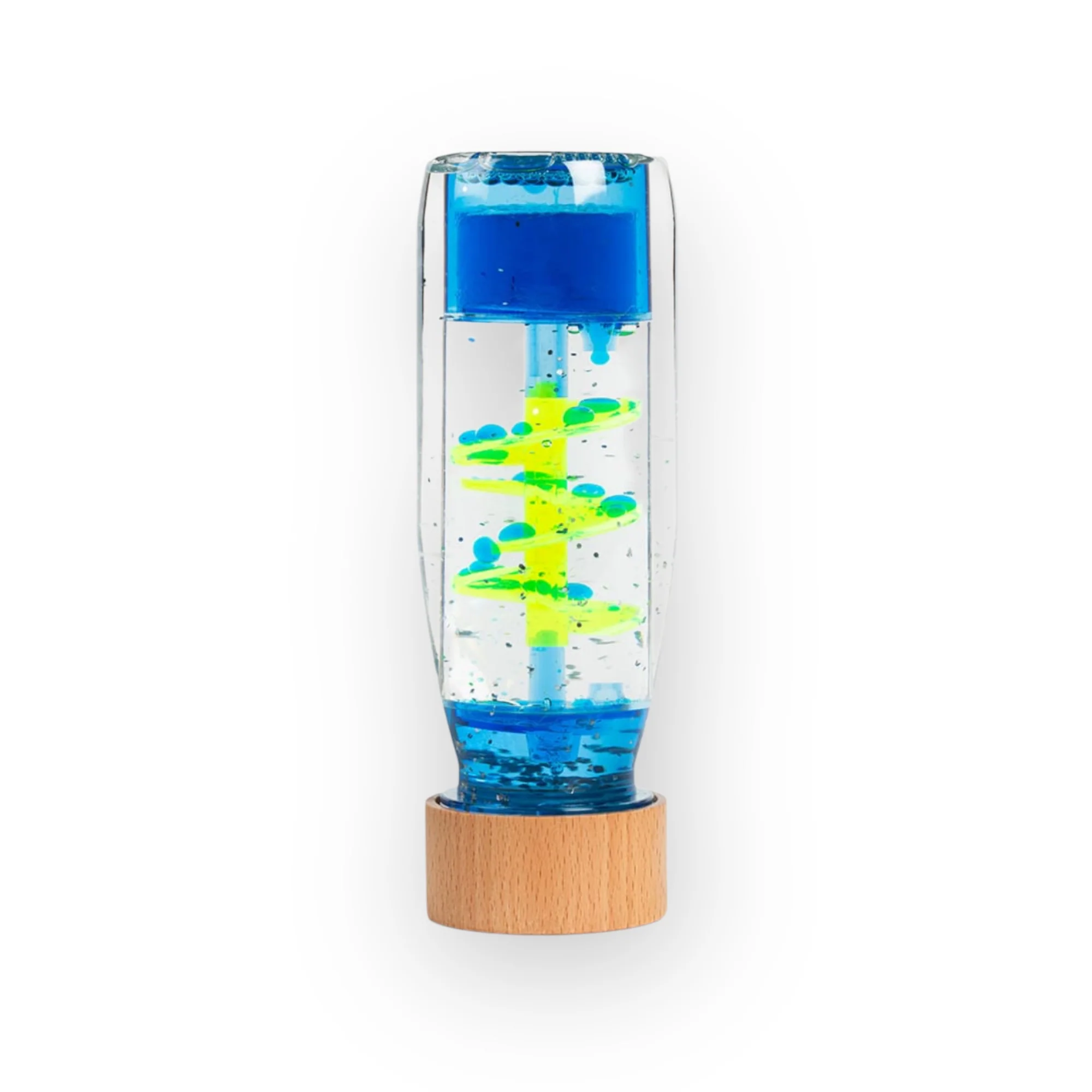 Bouteille sensorielle | Spirale Bleue