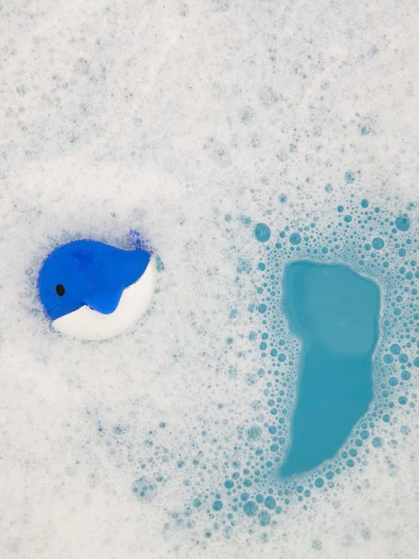 Bain moussant coloré naturel Plop Plop - Ocean Blue – Image 3